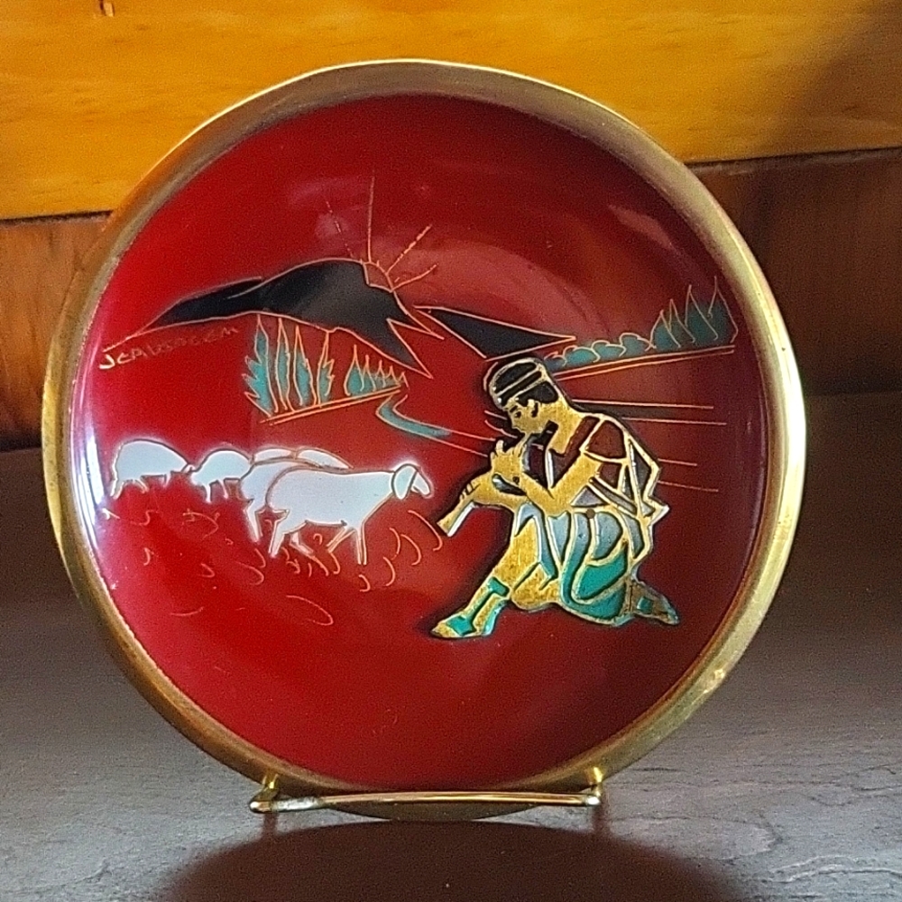 Judaica Jerusalem Decorative Plate